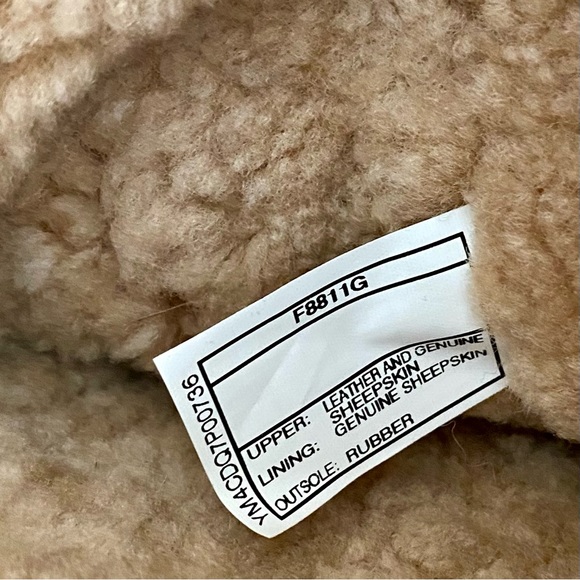 *FLAW* UGG BROOKS (BROWN) LEATHER SHEARLING TALL BOOTS (8) **PRICE FIRM** - Picture 11 of 12